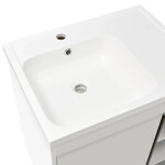 Koupelnová skříňka s umyvadlem Naturel Lucca 59x70x45 cm bílá lesk LUCCA60W LUCCA60W