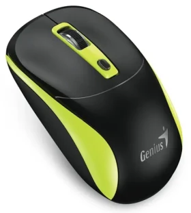 Genius NX-7123 černo-zelená / Optická bezdrátová myš / 1200 dpi / Copilot / 4 tlačítka (31030043403)