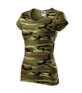 Camo Pure tričko dámské camouflage green 2XL