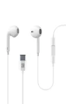 Cellularline ORBIT Sluchátka s konektorem USB-C bílá (AUORBITTYPECW)