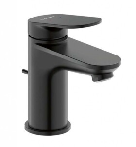 DURAVIT - Wave Umyvadlová baterie s výpustí, matná černá WA1010001046