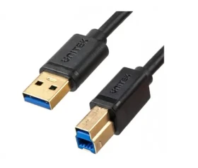 Unitek USB tiskový kabel černá / Kabel / USB-A - USB-B 3.0 / 5 Gbps / 2 m (C14095BK-2M)