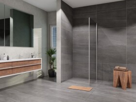 Lansanit Boční stěna Tadao SPD2 800, chrom/čiré sklo LAN05005