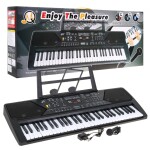 Mamido Dětský velký Keyboard černý