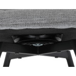 Jídelní židle, šedá, látka, HC-T1130 GREY2