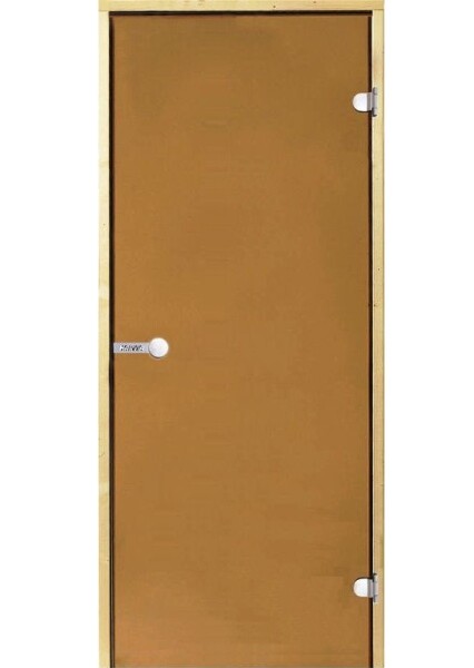 Dveře do sauny HARVIA 9x19, bronzové, 890x1890 mm, borovice CD91901ML