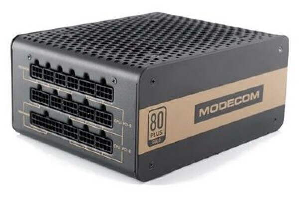 MODECOM Volcano 850W Gold černá / 850W / 80 PLUS Gold / aktivní PFC / 120mm ventilátor / ATX (ZAS-MC92-SM-850-ATX-VOLCANO-GO)