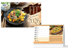 FIT kuchařka kalendář 2026 - stolní kalendář