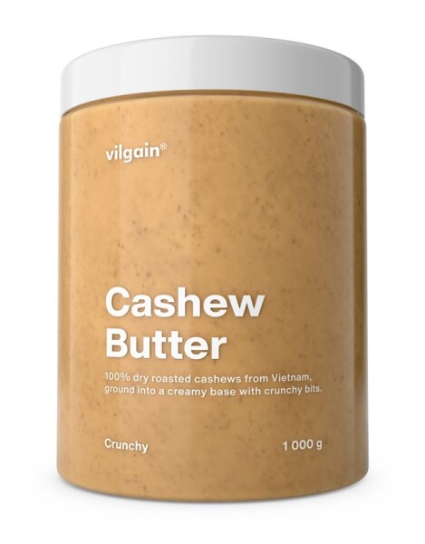 Vilgain 100% Kešu máslo – křupavé kešu oříšky 1 000 g