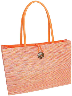 Plážová taška Semiline 1482-9 Orange/Ercu 30 cm x 44 cm x 10 cm