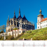 Kalendář nástěnný 2025 Křížem krážem Českou republikou