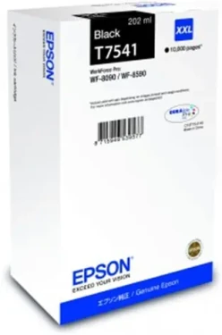 Epson T7541 cartidge / pro WorkForce Pro WF-8090 DW Series / 202 ml / černá (C13T754140)