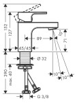 HANSGROHE - Vernis Shape Umyvadlová baterie s výpustí Push-Open, CoolStart, chrom 71532000