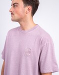 Tričko Carhartt WIP S/S Helix Redux T-Shirt Pink Fog garment dyed