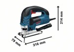 BOSCH GST 150 BCE Professional / Přímočará pila / Zdvih: 26mm / 780W (601513000)