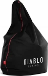 Diablo Pufa černá / Herní podnožka / doplněk k herní židli (5904405571279)