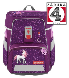 Školní aktovka SPACE, Pretty Unicorn - 5 dílný set, AGR certifikát