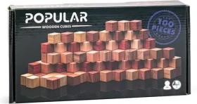 POPULAR Dřevěné kostky 100 ks
