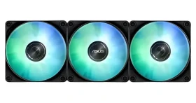 ASUS MAX Gaming LC 360 ARGB LCD černá / Komplet vodního chlazení CPU / 2,4" LCD displej / 3× 120 mm / 35,5 dB (90RC01G1-B0EAY0)