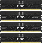 Kingston FURY Renegade Pro Black PnP 128GB (4x32GB) DDR5 4800MHz / CL36 / DIMM / ECC / XMP / 1.1V (KF548R36RBK4-128)