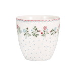 GREEN GATE Mini latte cup Celia White 130 ml, multi barva, porcelán