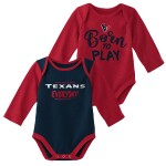 Outerstuff Dětské body Houston Texans NFL Born to Play Baby Body Set (2 ks)