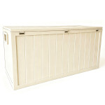 Zahradní úložný box 112x49x54cm, plast, béžová, AZB-G2075 CRM