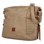 Trendy dámská kabelka přes rameno Tamara, světle hnědá