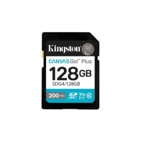 Kingston SDXC karta 128GB Canvas Go! Plus, R:200/W:160MB/s, Class 10, UHS-I, U3, V30 EDF_443754