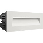 Deko Light 930476 Abdeckung Weiß Rundung für Light Base III Outdoor kryt, hliník, (d x š x v) 250 x 90 x 24 mm, 1 ks