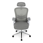 Kancelářská židle, houpací mechanismus, šedá, KA-K2031 GREY