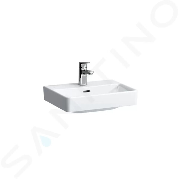 Laufen - Pro S Umývátko, 450x340 mm, 1 otvor pro baterii, bílá H8169610001041