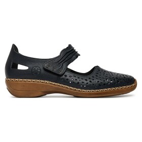 Polobotky Rieker 41399-14 Přírodní kůže (useň) - Lícová
