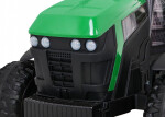 Mamido Dětský elektrický traktor Farmer s vlečkou a lopatou zelený