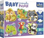 TREFL BABY Puzzle Zvířata v džungli 6v1