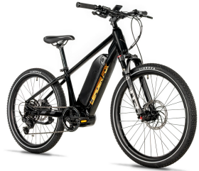 Horské (MTB) elektrokolo LEADER FOX WEENY 24", model 2026-2, baterie 17,4Ah/626Wh, černá