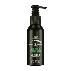 SCOTTISH FINE SOAPS Pánský hydratační krém Vetiver/Sandalwood 100 ml, černá barva, plast