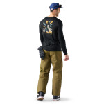 SMARTWOOL Mens Summit Quest Active Long Sleeve Gr, Black (vzorek) velikost: M