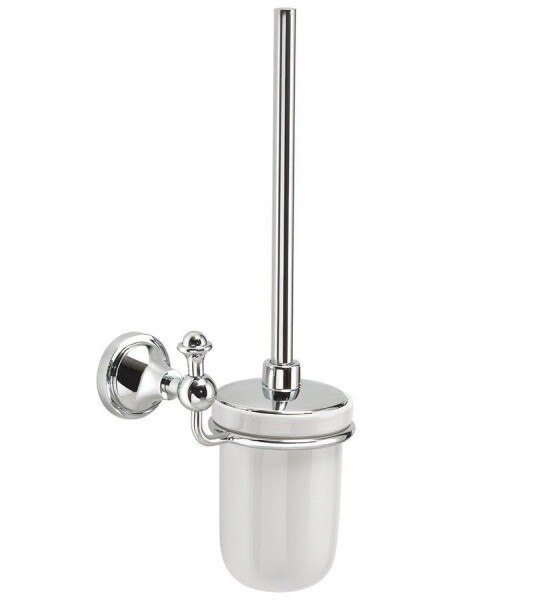 Gedy - NEVIS WC štětka závěsná, keramika, chrom NV330313