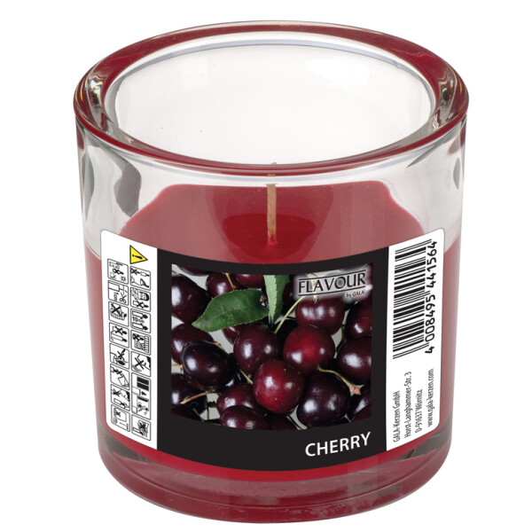 Vonná svíčka Cherry ve skle ELEGANT Gala kerzen Vonná svíčka Cherry ve skle ELEGANT Gala kerzen