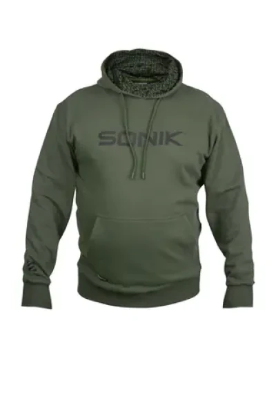Sonik Mikina Hoody Green L (NC0076)