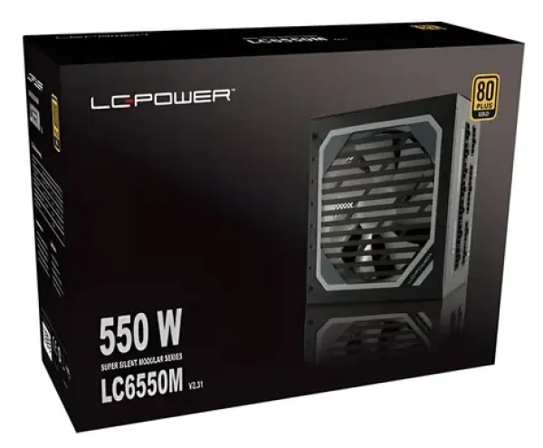 LC POWER LC6550M V2.31 / Zdroj / 550W / 80 PLUS Gold / Plně modulární (LC6550M V2.31)