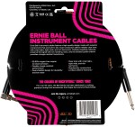 Ernie Ball Braided Instrument Cable Straight/Angle 18ft Pumpkin Pie