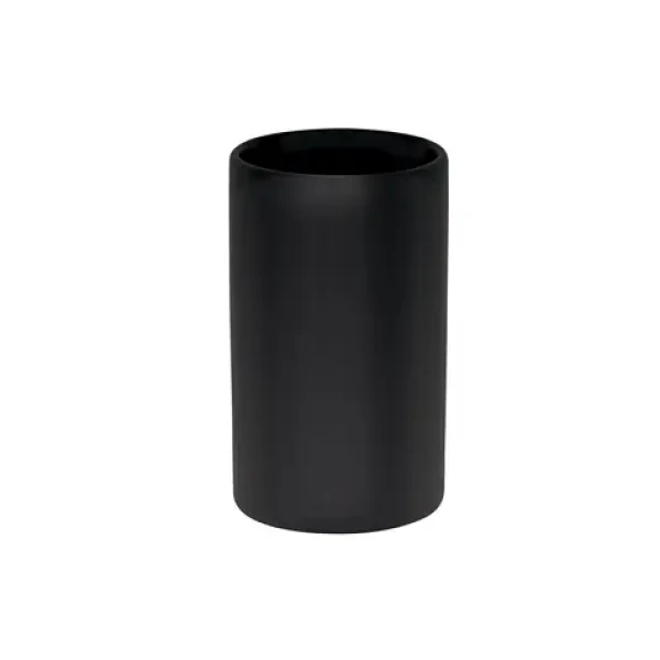 Spirella TUBE-Matt kelímek na kartáčky matně černý / keramika (7610583204851)