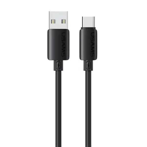 USAMS U98-786 černá / Nabíjecí a datový kabel / USB-C / 3A / 18W / 1 m / silikonový (SJ786USB01)