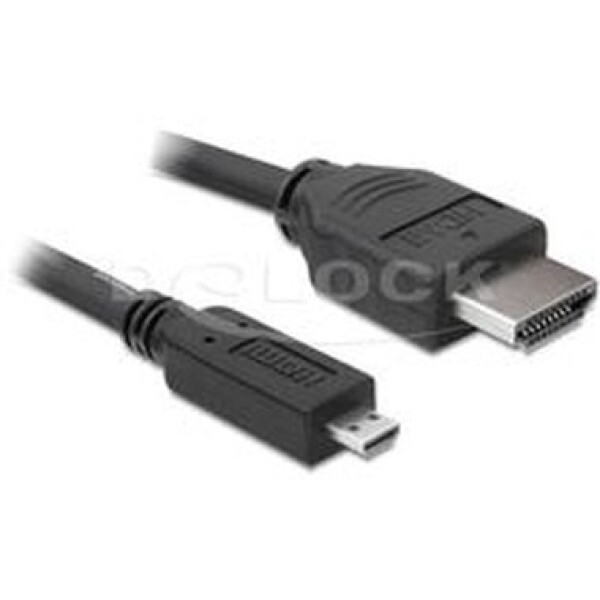 Delock HDMI 1.4 kabel A/D samec/samec, délka 2 metry (82664)