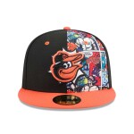 New Era Pánská kšiltovka Baltimore Orioles MLB 2025 Players' Weekend Authentic 59FIFTY Fitted Velikost: 7 1/4