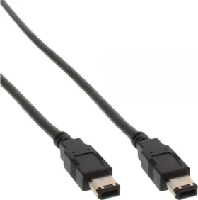 InLine FireWire 6-pin (M) - FireWire 6-pin (M) 5 m černá / Kabel / 6 pin - 6 pin (34005)