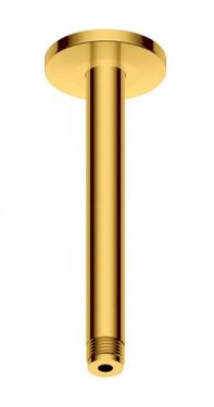 DURAVIT - Příslušenství Sprchové rameno stropní, 21 cm, zlatá UV0670025034