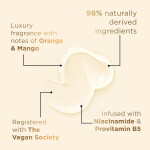 Baylis & Harding Rozjasňující sprchový gel s vitamínem C Kindness+ 500 ml, krémová barva, plast